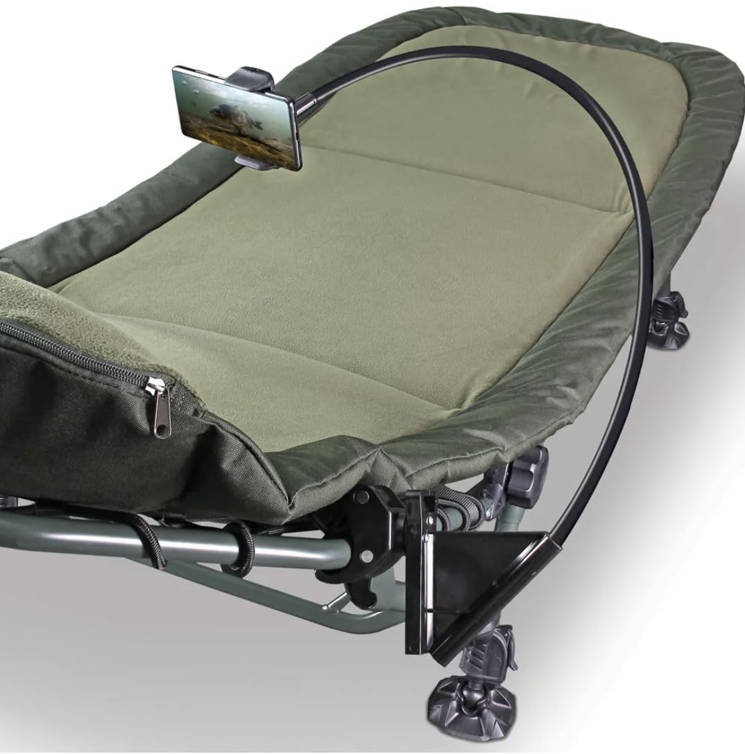 NGT Phone Holder Carp Fishing Flexi Arm fits Chair Bedchair Table Camping