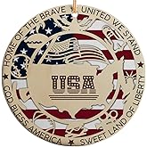 Rigufu 2025 Christmas Ornament – USA Patriotic American Flag Ornament, Holiday Tree Decoration, Military & Veteran Keepsake Gift