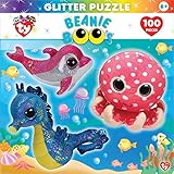 Masterpieces Beanie Boo Glitter Ocean Club Puzzle (100-Piece)