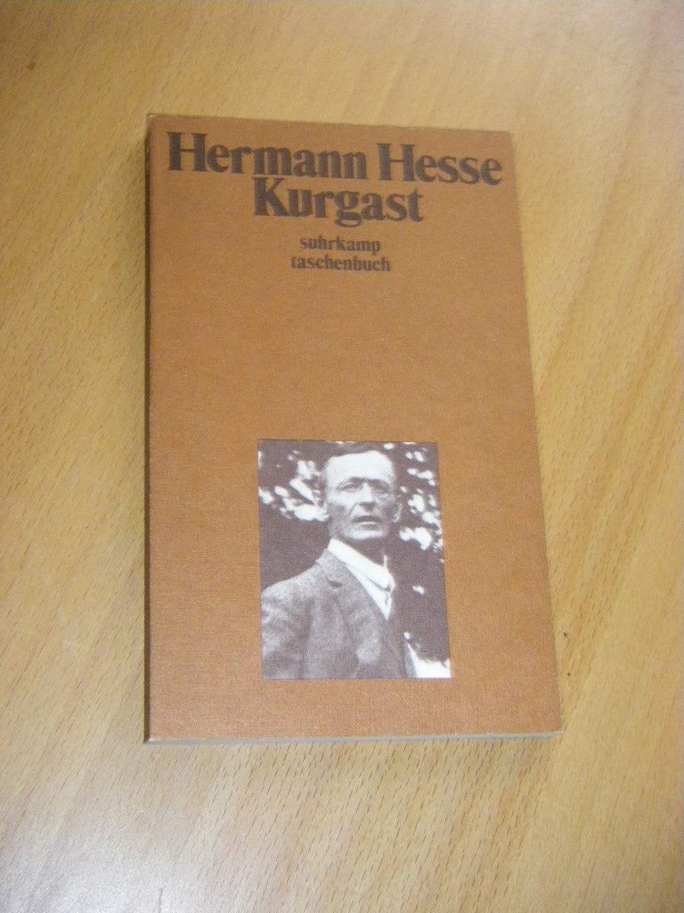 Kurgast Aufzeichnungen Von E Badener Kur Suhrkamp Taschenbuch 383 German Edition Hesse Hermann 9783518068830 Amazon Com Books