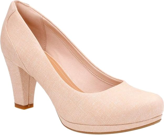 Clarks Womens 26119529 Chorus Chic Beige Size 5.5 W US Clarks Womens 26119529 Chorus Chic Beige Size 5.5 W US