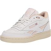 Reebok Unisex Adult Club C Mid II Revenge Sneaker, White/Soft Ecru/Alabaster, 10.5 Women/9 Men