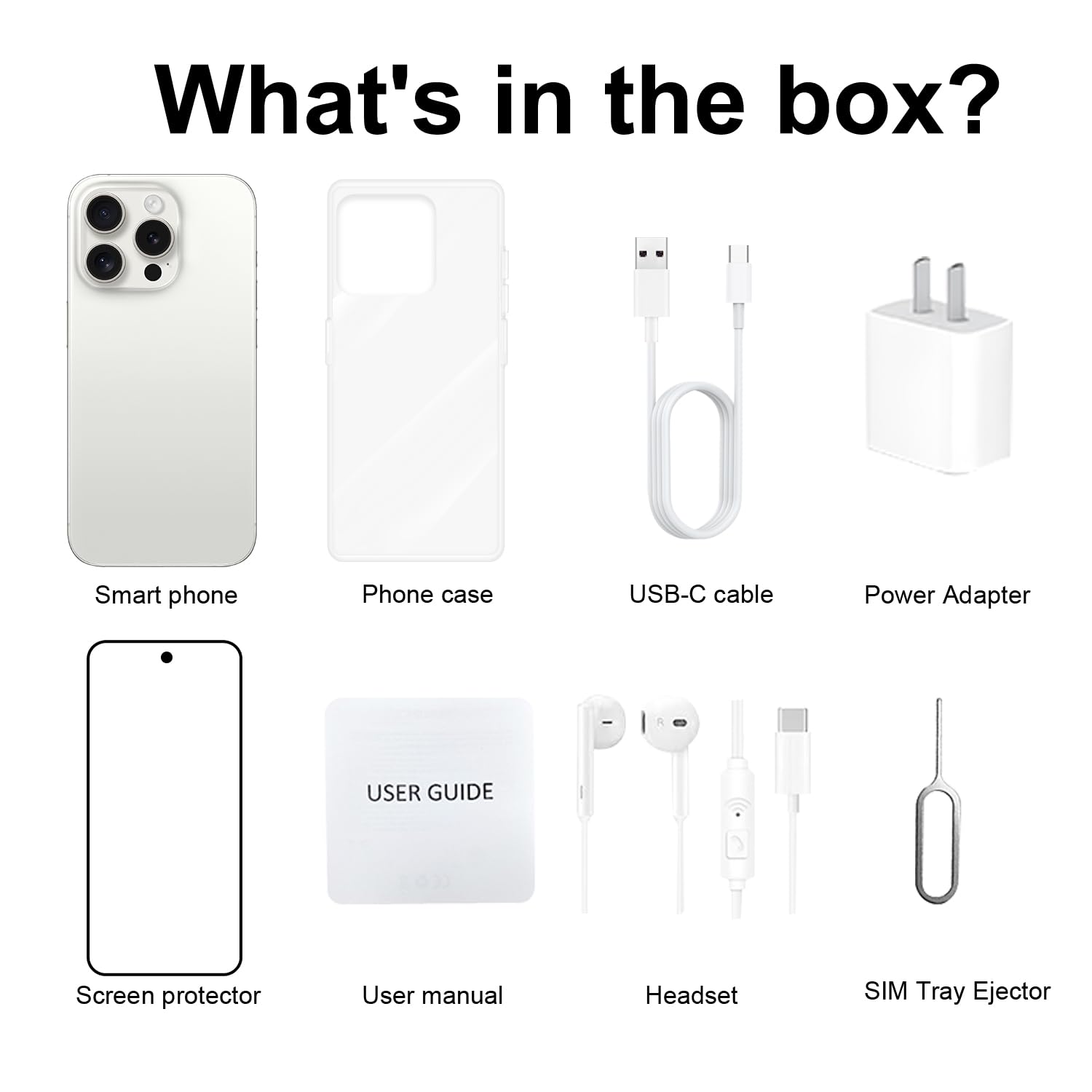 I16 PRO MAX 5G Unlocked Smartphone, 8GB+256GB Fully Unlocked Cell Phone ...