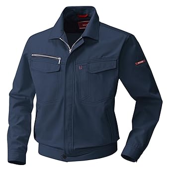 【クリックで詳細表示】SOWA 長袖ブルゾン ネイビー Lサイズ 1333