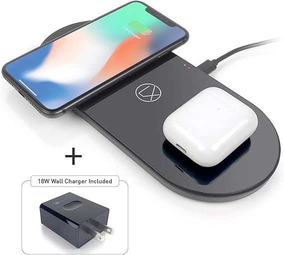 Amazon Com Wireless Charging Station 3 In 1 For Iphone 8 X 11