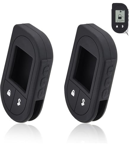 YENOVO 2 Pack Silicone Remote Case For Viper 5706, 4706, 7756V Key Fobs - Protective Cover With Two-Road Safety Compatibility