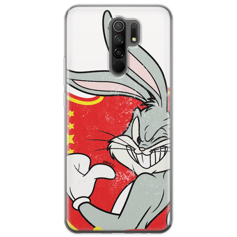 ERT GROUP mobile phone case for Xiaomi REDMI 9 original and officially Licensed Looney Tunes pattern Bugs 010 optimally adapted to the shape of the mobile phone, case made of TPU