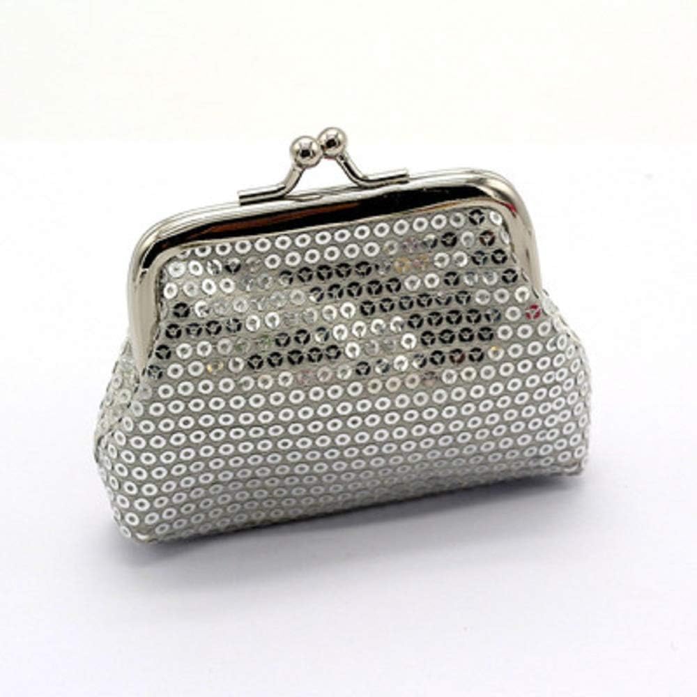 girls silver purse