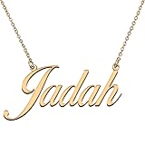 HUAN XUN Customized Custom Simple Any Name Necklace