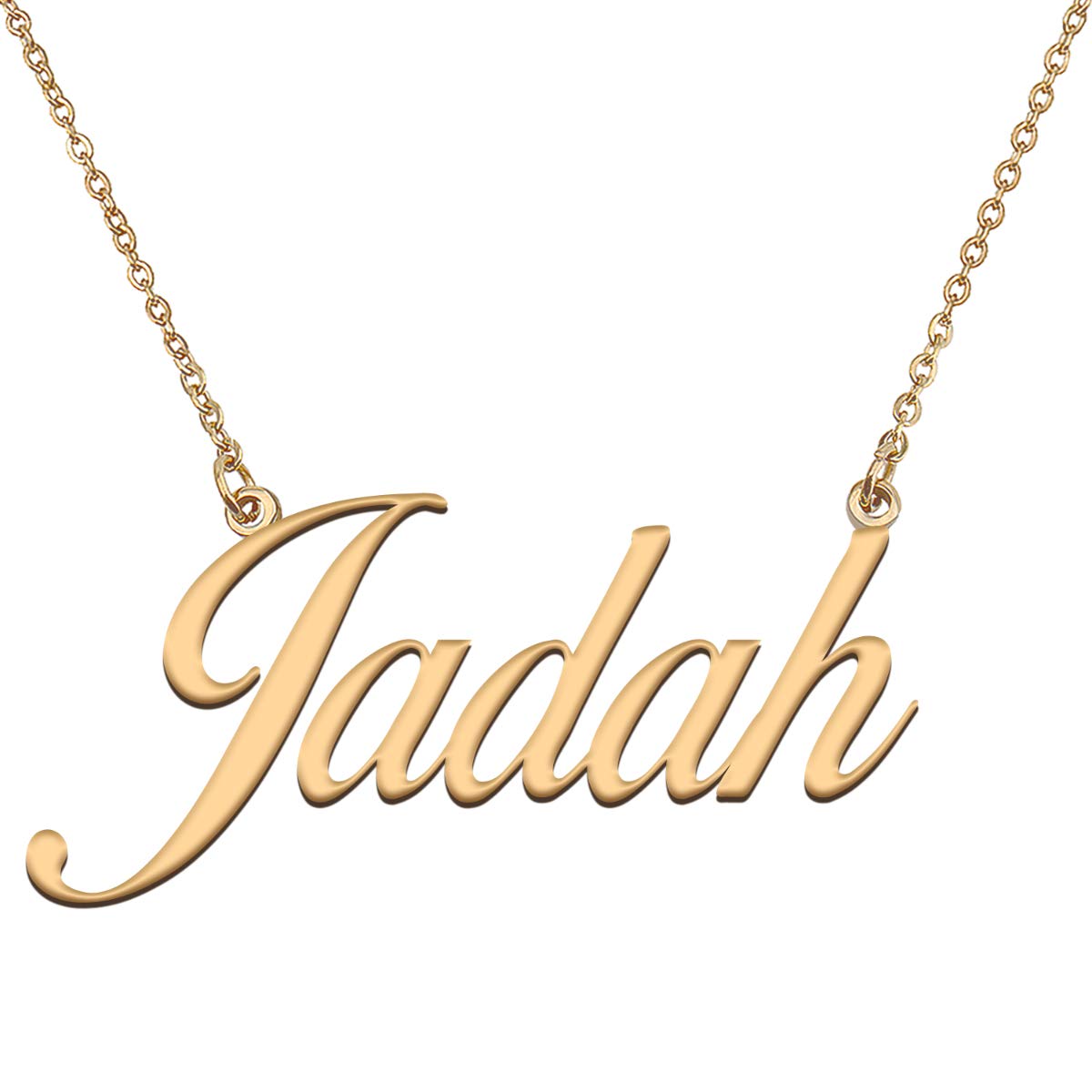 HUAN XUN Customized Custom Simple Any Name Necklace