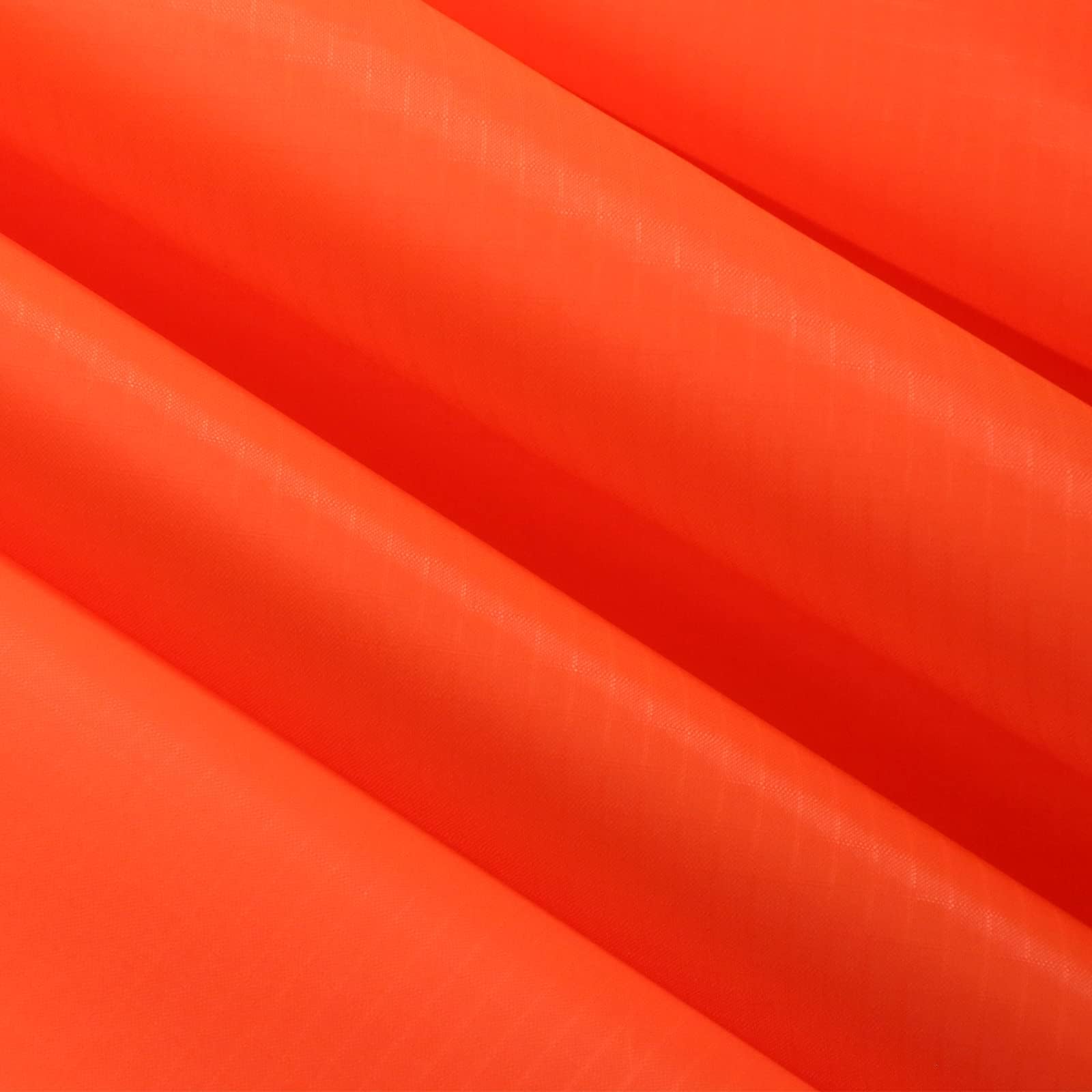 9KM DWLIFE 40D Waterproof Ripstop Nylon Fabric 3oz Nylon Sheets PU Coating Tear Resistant for Outdoor Cover Tent Kite Bag Material(Orange,1 Meter(100cm x 152cm))