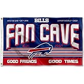Buffalo Bills Fan Man Cave Banner Flag
