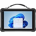 RUGLINE IP68 Rugged Tablets RT-I10Y, 10.1 inch Windows Tablet, Windows 11 Pro Upgrade, 8GB+128GB, Intel N5100, 4G LTE GPS, Industrial Handheld Tablet PC with Handstrap for Rough Outdoor Work