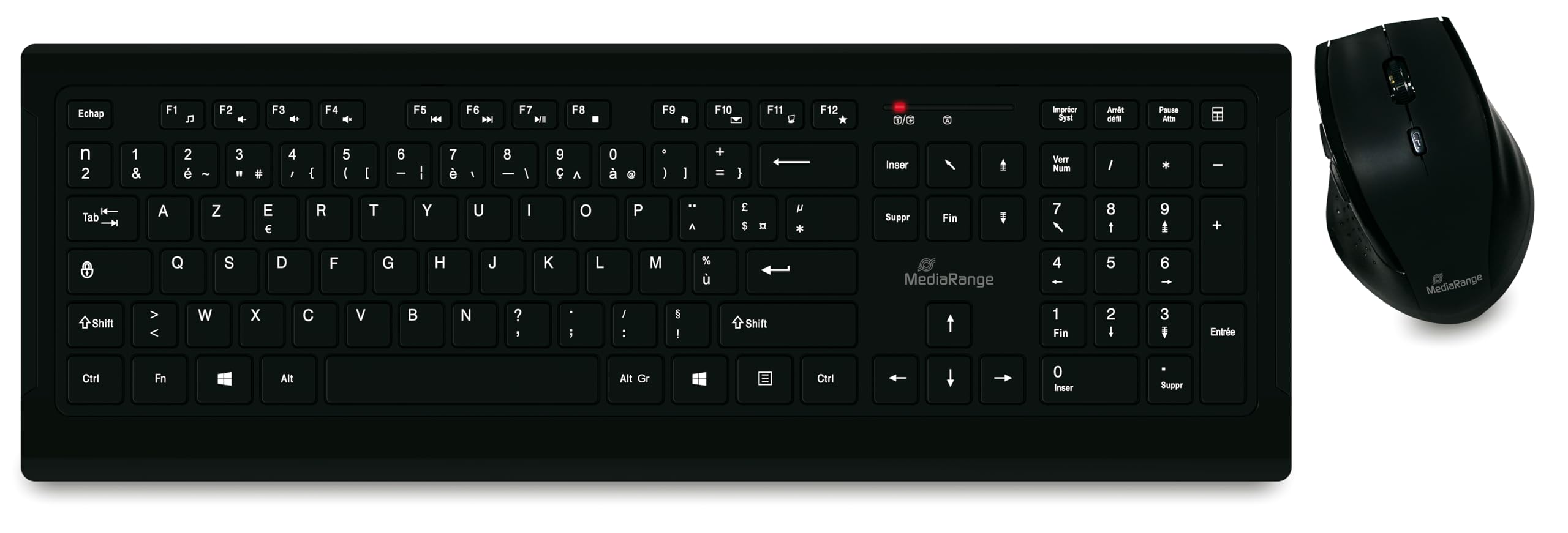 MediaRange Keyboard Azerty Cable Los