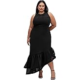 City Chic Women's Maxi Cocktail Dress-Antoinette Sleeveless