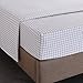 Exclusivo Mezcla 100% Cotton Quilted Bed Cover Fitted Queen Size Mattress Protector/Cover(60