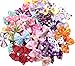 YAKA 50Pcs/25Paris Cute Puppy Dog Hair Bows with Clips Bows Bowknot Dog Topknot 2.24inch Bows Cute Dog Pet Hair Clips Cute Dog Hair Bows Handmade Hair Accessories Bow Pet Grooming Products (Style 1)