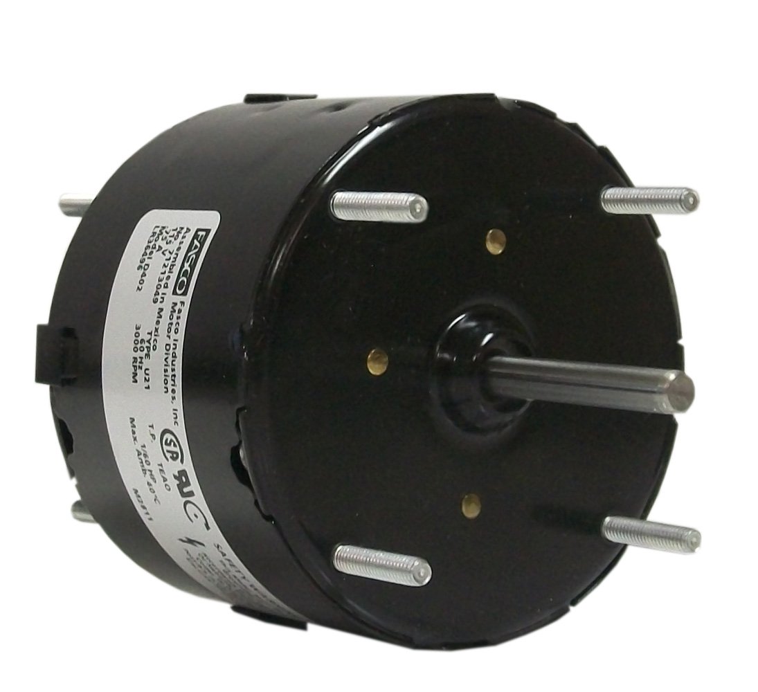 Fasco D402 3.3-Inch General Purpose Motor, 1/60 HP, 115 Volts, 3000 RPM, 1 Speed.75 Amps, Totally Enclosed, CWSE Rotation, Sleeve Bearing