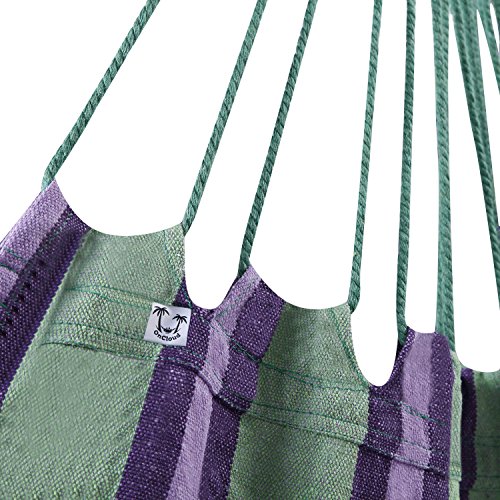 OnCloud Hanging Hammock Chair Porch Swing (Green)