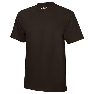 Hanes Herren T-Shirt Tagless Beefy (2XLarge) (Schwarz)