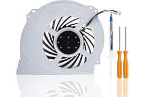 ARLBA PS4 CPU Cooling Fan Replacement for Sony PlayStation 4 Pro Ps4 Pro Fan CUH-7000 CUH-7XXX Cuh-7000Bb01 CUH-7215B 7000-7500 6X29Frs Series G95C12MS1CJ-56J14 G95C12MS1AJ-56J14 KSB1012H with Tools