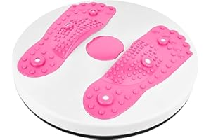 H H&J HUAJIAN Waist Whisper Disc Twister Board Body Twister Waist Twister Body Shaping Rotating Board for Women's Twisting Sports Equipment Aerobic Exercise Foot Massage