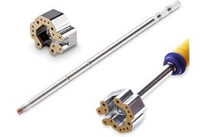 eXtremeRate 3D Joystick Desoldering Iron Tip with Heating Stick Compatible with T12 Soldering Station for PS4 PS5 for Xbox On