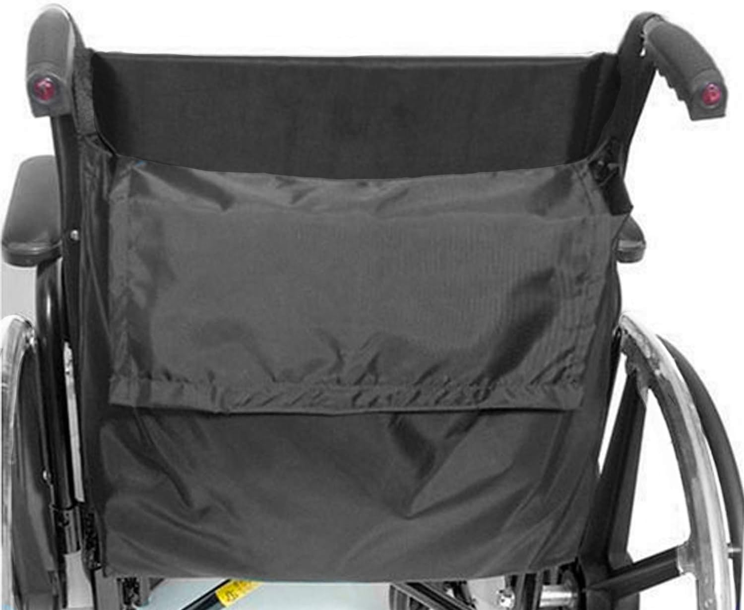 DMI Wheelchair Bag Provides Storage Area with Easy Access Pouch and Pockets, Flexible Straps Allow for Easy Install, Black: Health & Personal Care