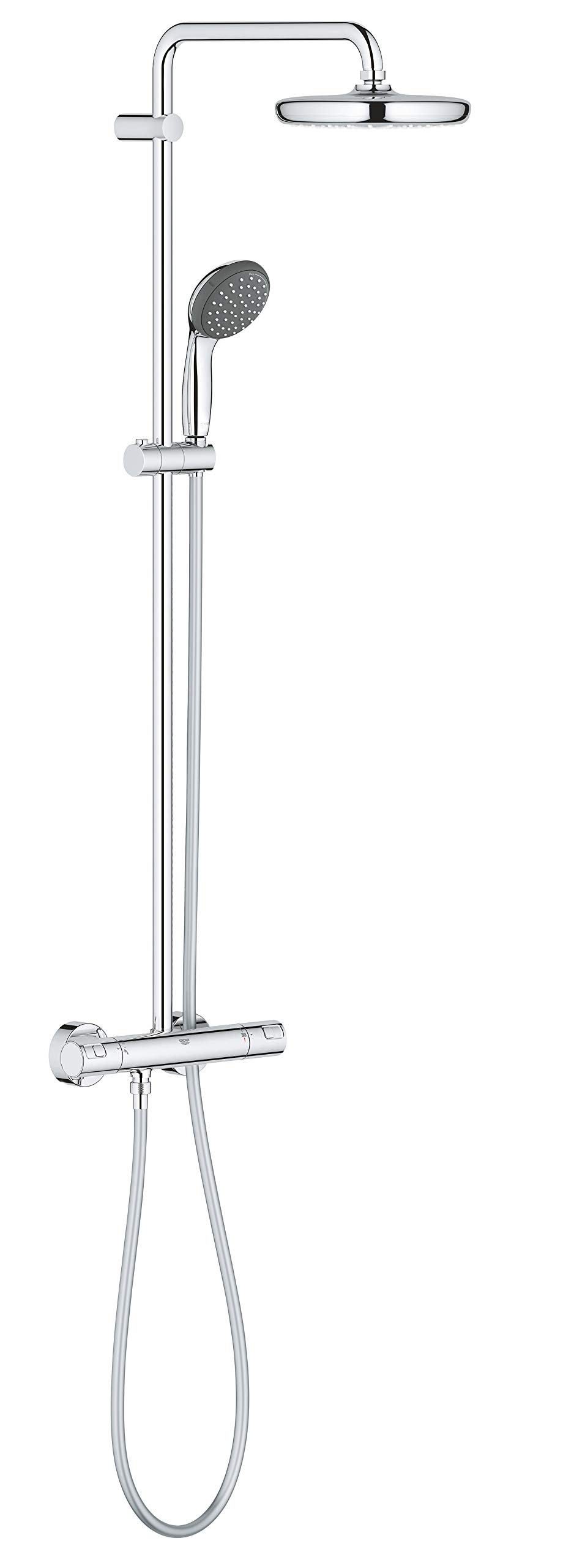 GROHE 27960001 Vitalio Start 210 Shower System, Chrome