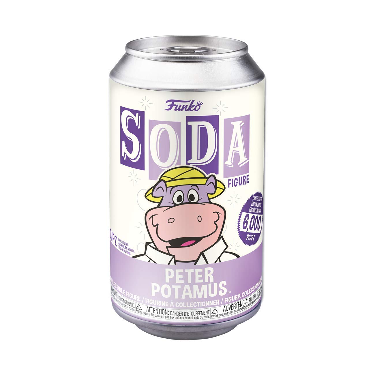Funko Vinyl SODA, HB, Peter Potamus, 1/6 Odds for Rare Chase Variant, Hanna Barbera, Collectable Vinyl Figure, Gift Idea, Official Merchandise, Toys for Kids & Adults, TV Fans