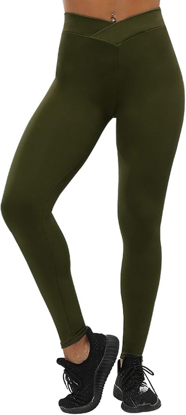 army green jeggings womens