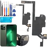YWLRONG Earpiece Speaker for iPhone 13 Pro Ear Speaker Replacement for iPhone 13 Pro Light Proximity Sensor Flex Cable Earphone Assembly with Tools