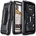 COVRWARE Aegis Series Case Compatible with Moto E4 with Built-in [Screen Protector] Heavy Duty Full-Body Rugged Holster Armor Case [Belt Swivel Clip][Kickstand], Black