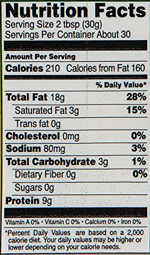 Al Wadi Tahina, Ground Sesame 100%, 32-Ounce Jars (Pack of 2)