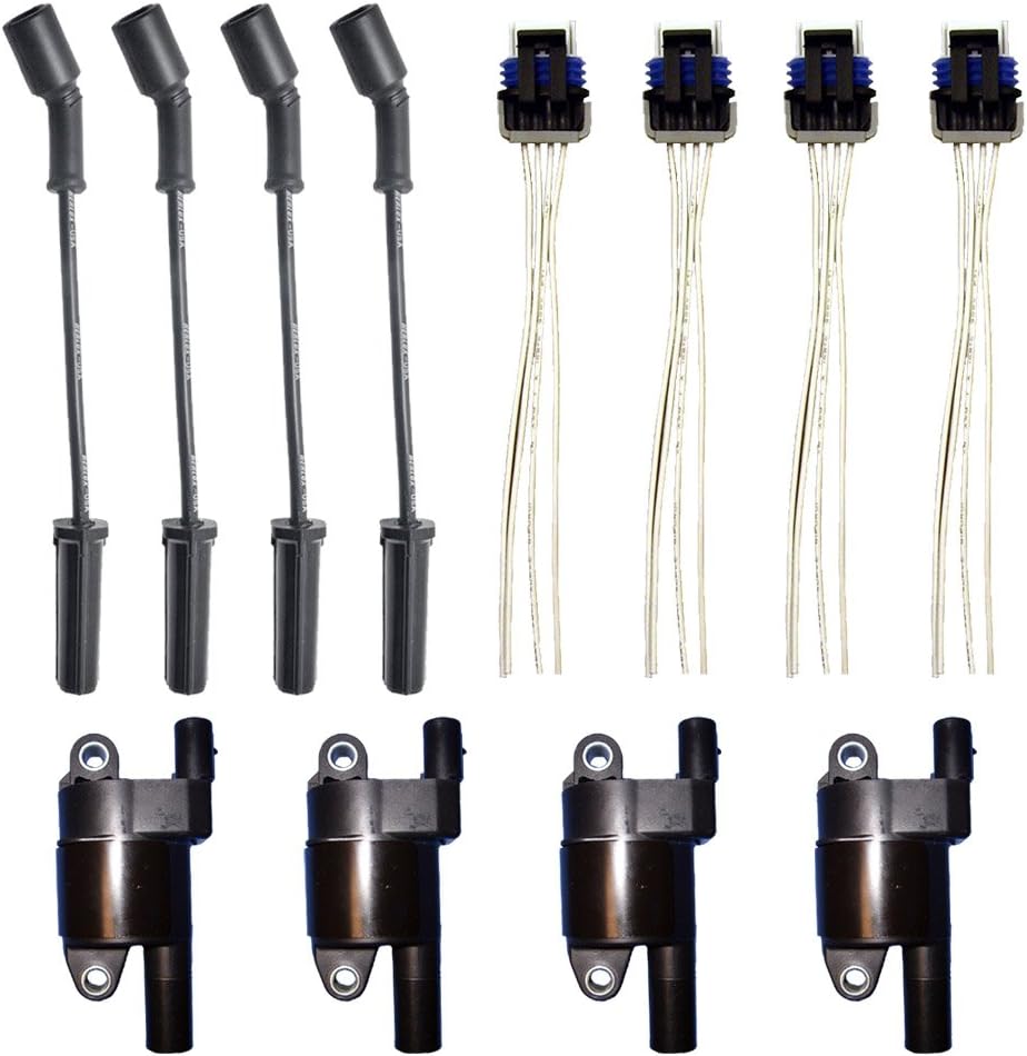 OEM Ignition Coil Package (4 OEM Ignition Coils + 4 Spark