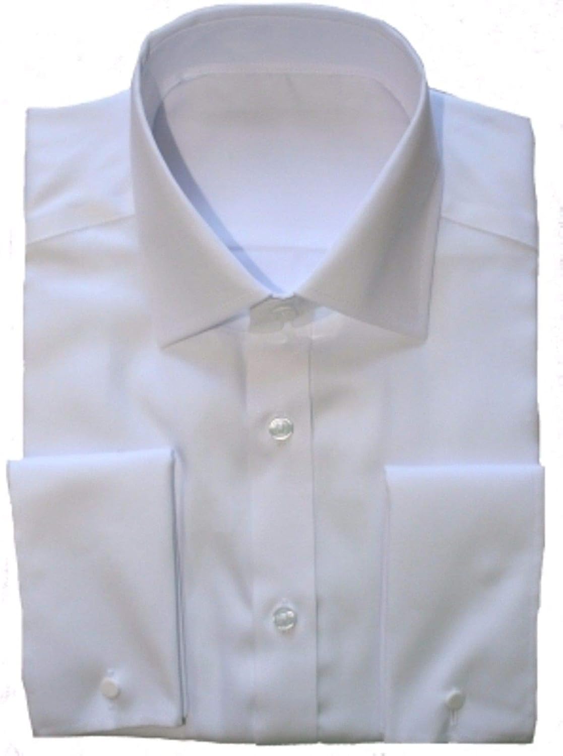 mens white double cuff shirt