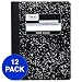 Mead Composition Notebooks, Comp Books, Wide Ruled Paper, 100 Sheets, 9-3/4 inches x 7-1/2 inches, Classic Black Marble, 12 Pack (72936) primary