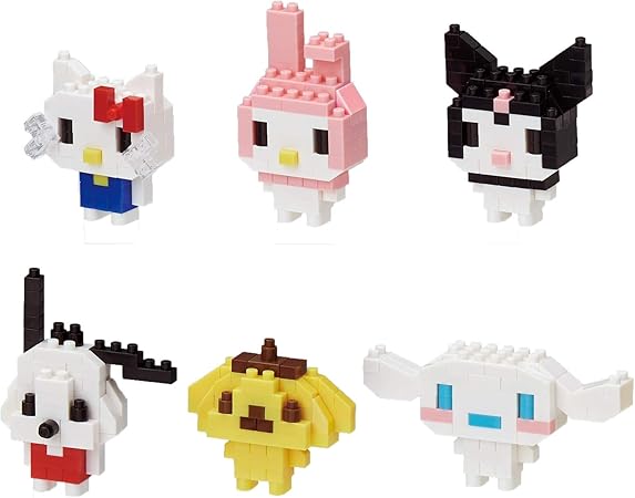 Amazon ナノブロック ミニナノ サンリオキャラクターズ Nbmc 04s 1box 6個入り 全6種類 ブロック おもちゃ
