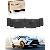 YHTAUTO Cargo Mat Compatible with Hyundai Santa Fe 2024-2026 (Not Fits Hybrid), TPE All Weather Car Mat Waterproof Anti-Slip Odorless, Interior Accessories, Cargo Mat Trunk Mat