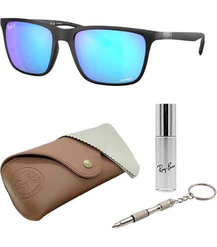 Amazon.com: Ray-Ban RB4385 60175J 58MM Matte Grey/Plastic Lens