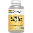 SOLARAY Super Bio Buffered Vitamin C 1000mg, Two-Stage, Timed Release Vitamin C with Bioflavonoids, Immune Support Supplement - High Absorption, Vegan, 60 Day Guarantee, 180 Servings, 360 VegCaps 180