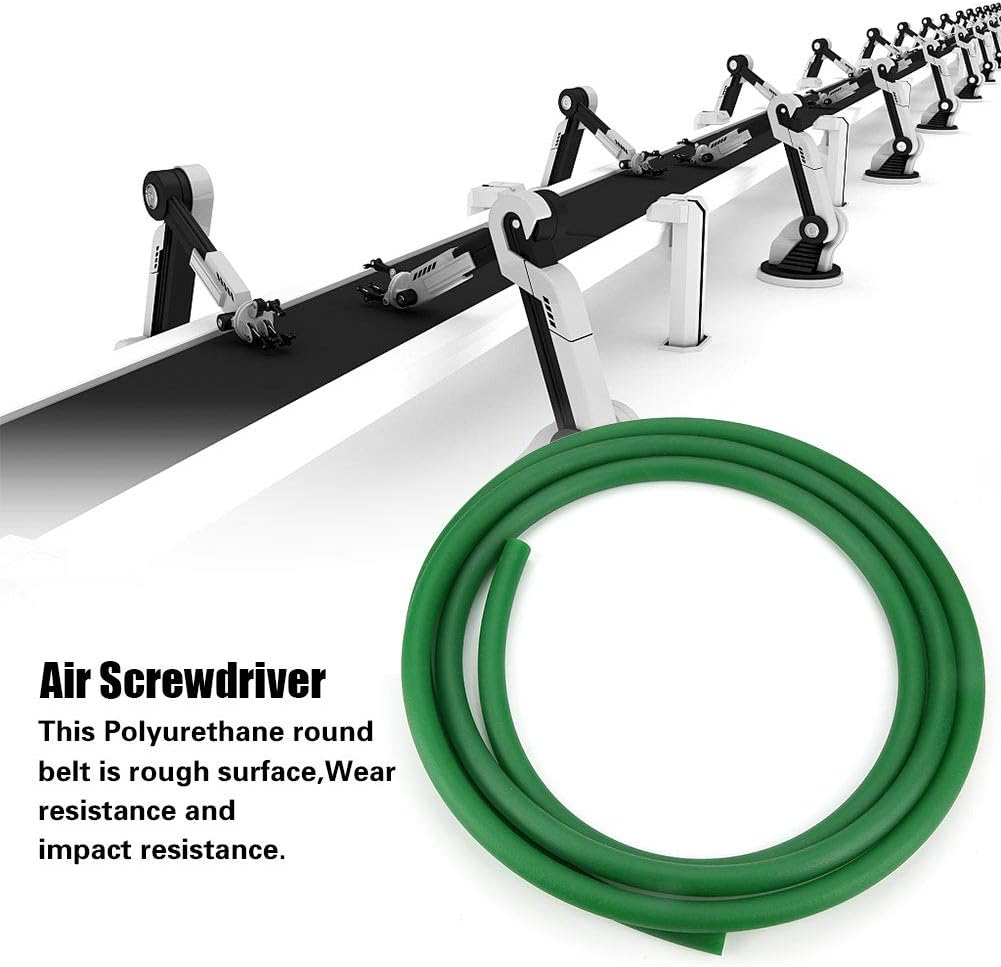 Transmission Belt HighPerformance Urethane Round Belting Green Rough