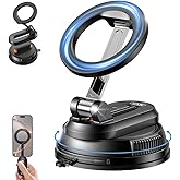 XO Simple is Beauty Car Phone Holder for Magsafe,Ultra Magnetic and Strong Suction 360° Adjustable Car Phone Mount,Portable Magnetic Cell Phone Holders for Your Car for iPhone16/15/14/13/12 Series