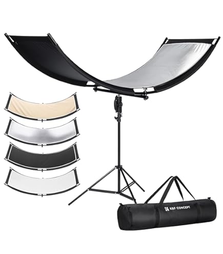 Set Lente In Vetro 44mm + Riflettore 50mm Base Per LED 20W 30W 50W 100W