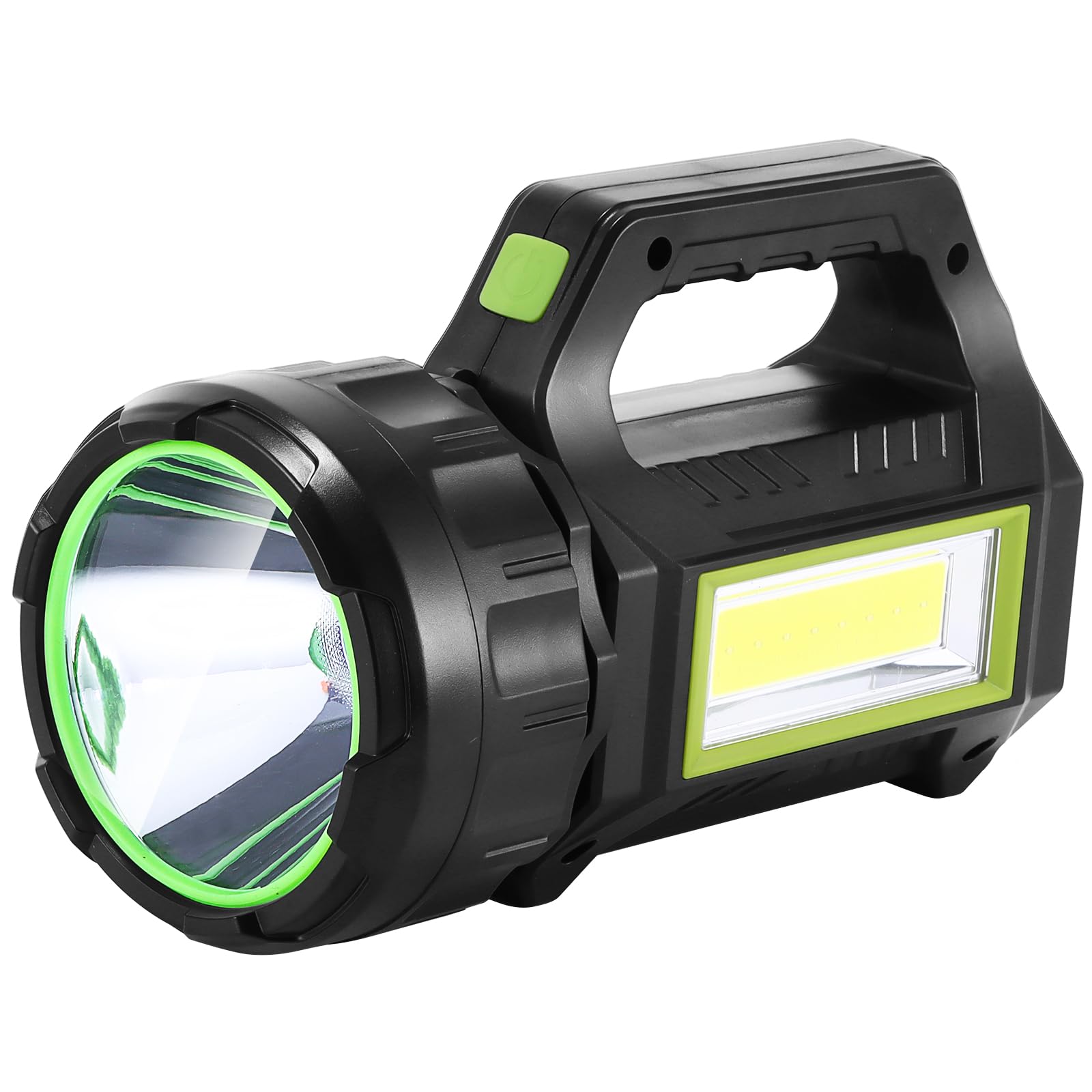 Rechargeable LED Torch, Ip65 Multi-functional Camping Light, 650lm Hand Torch Side Lantern Torches LED Super Bright Flashlight High Power Beam Flashlight, Lightweight Lantern for Camping Outage