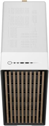 Fractal Design North Chalk White Tempered Glass Case with Front Wood Oak view 5