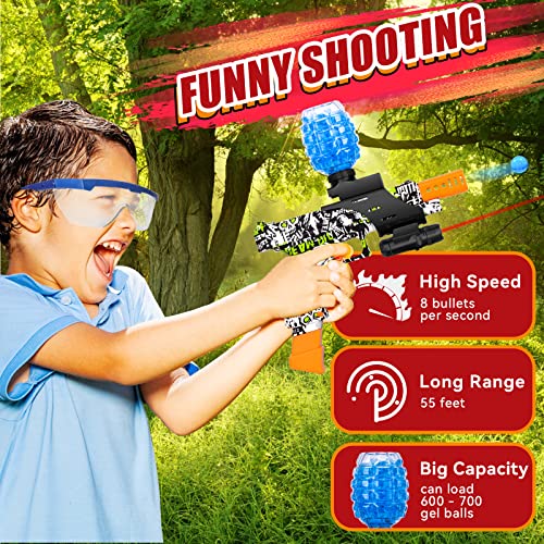 Anstoy Gel Bullets Blaster Shoots EcoFriendly Gel Bullet Backyard