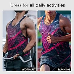 Sanken Men's Seamless Running Tank Tops Ultra