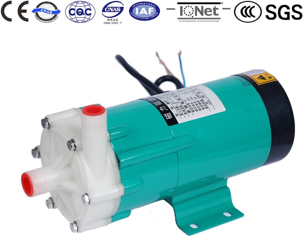 CE Approved Magnetic Drive Circulation Water pump MP-15R 220V/50HZ 3.5GPM 2.1 meter Head Strong Corrosion Resistance for Chemical Liquid / Industry pumps
