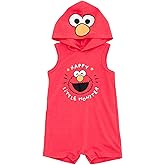 Sesame Street Hooded Cosplay Romper Newborn to Little Kid Sizes (0-3 Months - 5)